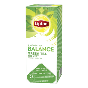 LIPTON Feel Good Selection - BALANCE Th Vert natr zld tea 25x1.3g